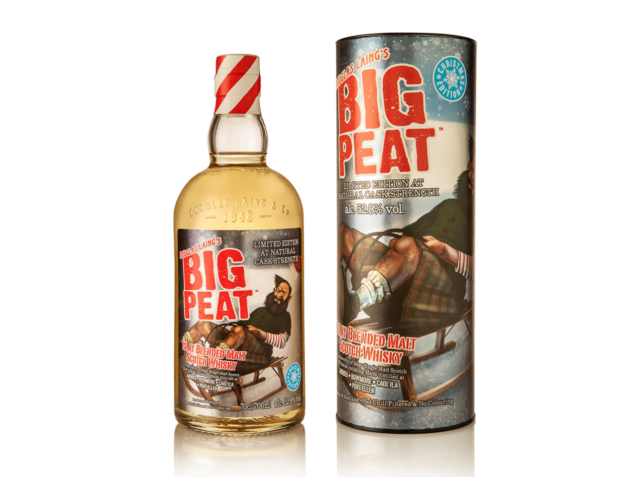 Douglas Laing Big Peat Cask Strength Scotch Whisky Christmas Edition 2021