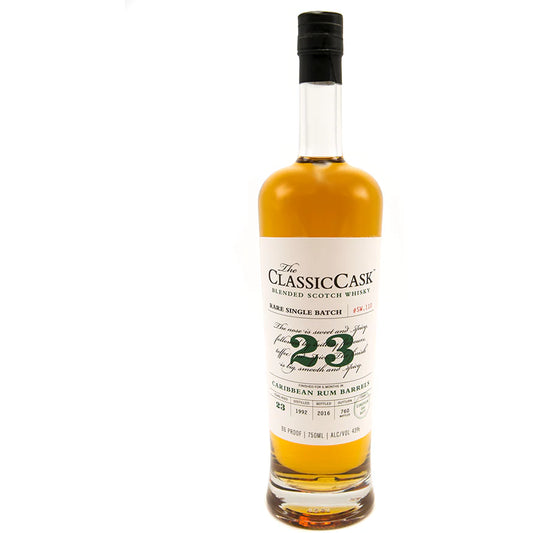 The Classic Cask 23 Year Caribbean Rum Barrels Blended Scotch Whisky