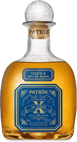 patron extra anejo x 10 anos