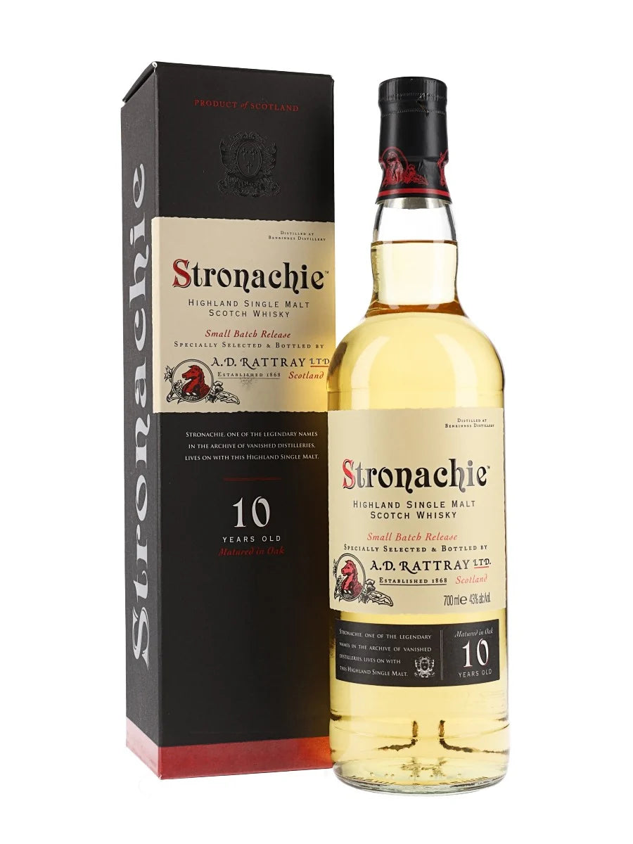 Whiskey: Stronachie 10 Year Old Speyside Single Malt Scotch | 700ML